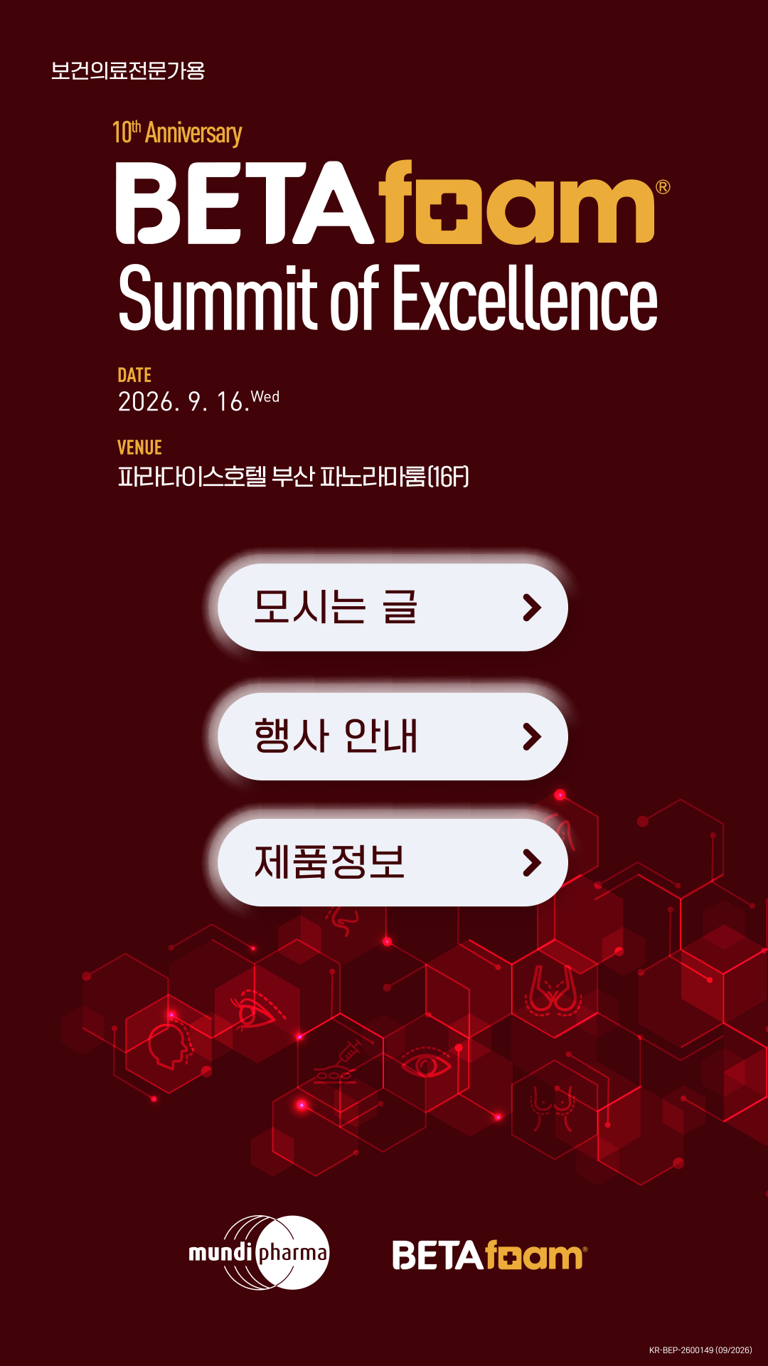 BETAfoam Summit of Excellence